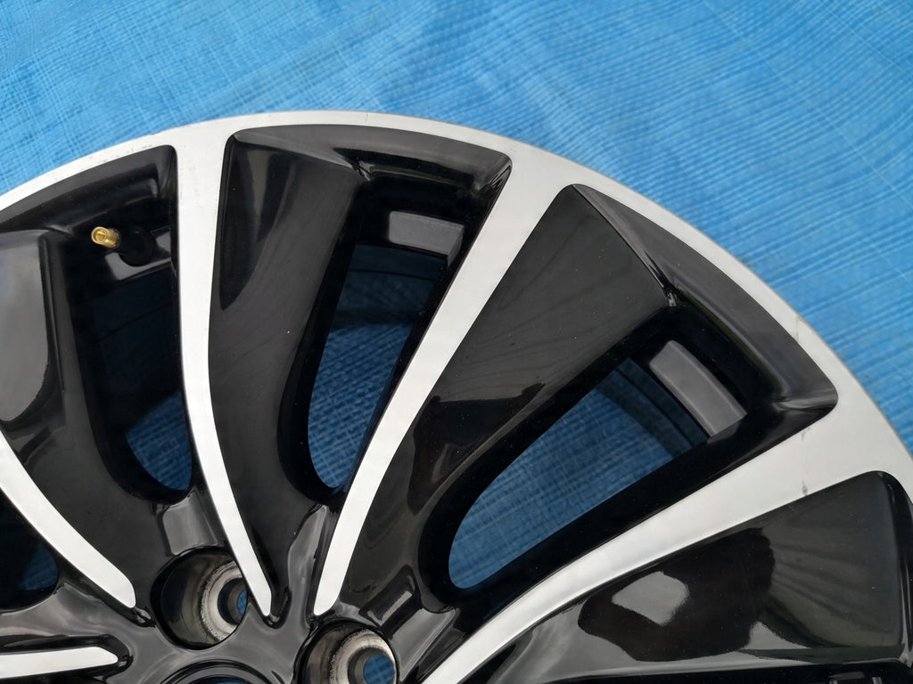 1x Alufelge 19 Zoll 7.0" 5x108 38ET Glanz Schwarz YP00174580 Opel Grandland X