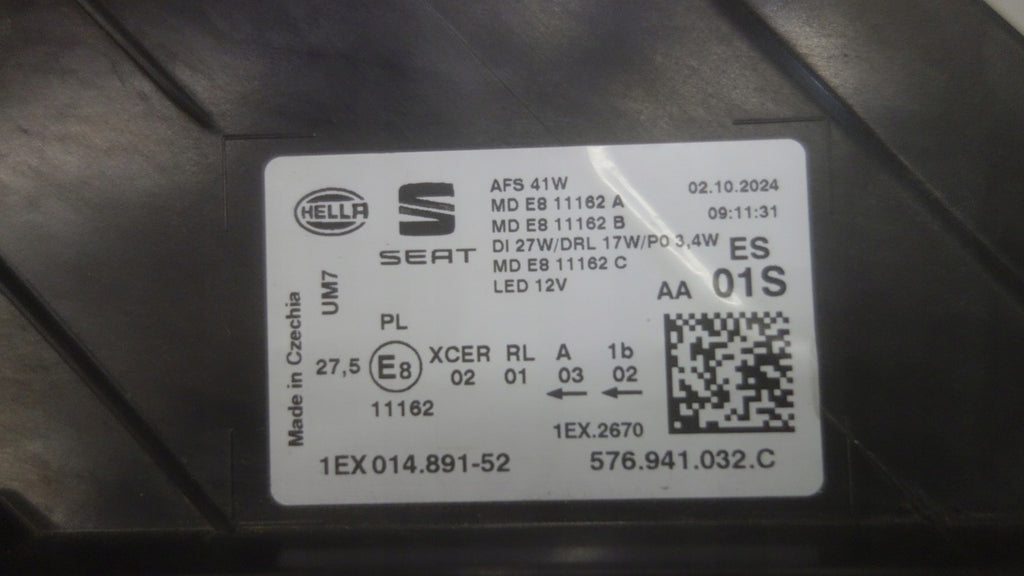 Frontscheinwerfer Seat Ateca 576941032C LED Rechts Scheinwerfer Headlight SCH5547168171zt