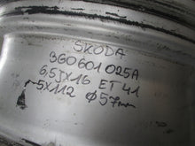Laden Sie das Bild in den Galerie-Viewer, 4x Alufelge 16 Zoll 6.5" 5x112 41ET Glanz Silber 3G0601025A Skoda I Rim Wheel FEL4936431459nv