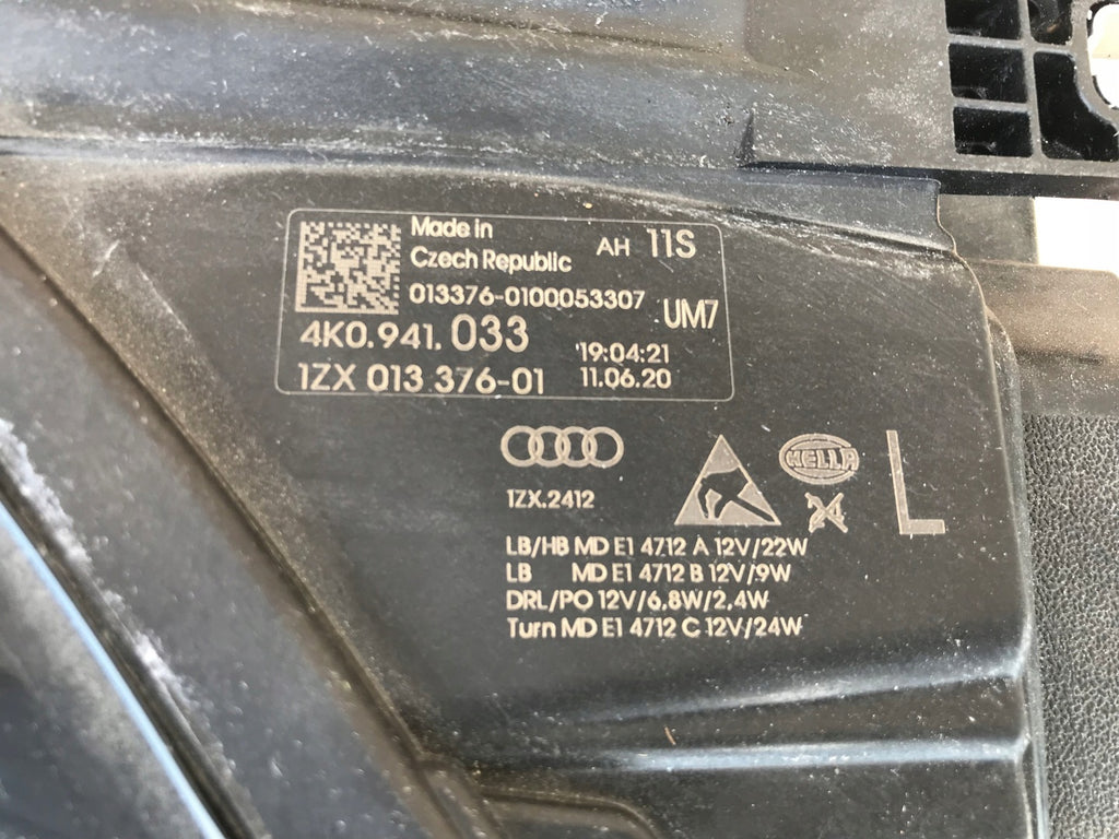 Frontscheinwerfer Audi A6 C8 4K0941033 Full LED Links Scheinwerfer Headlight SCH5676465662ky