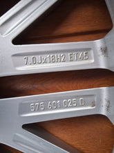 Load image into Gallery viewer, 1x Alufelge 18 Zoll 7.0" 5x112 45ET Glanz Silber 575601025D Seat Ateca Rim Wheel FEL5458151878zx