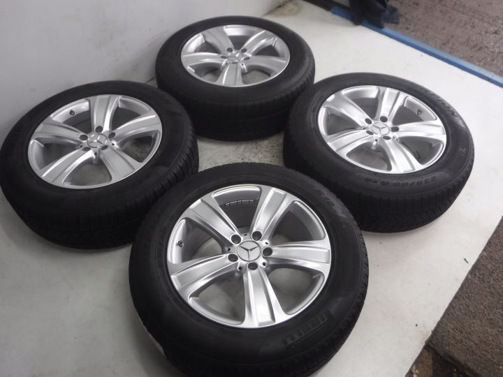 4x Alufelge 18 Zoll 8.0" 5x112 38ET Glanz Silber A2534012100 Mercedes-Benz Glc FEL5621397299pi
