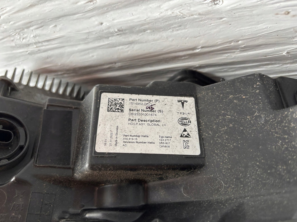 Frontscheinwerfer Tesla Model 3 1514952-00-D Full LED Links Headlight