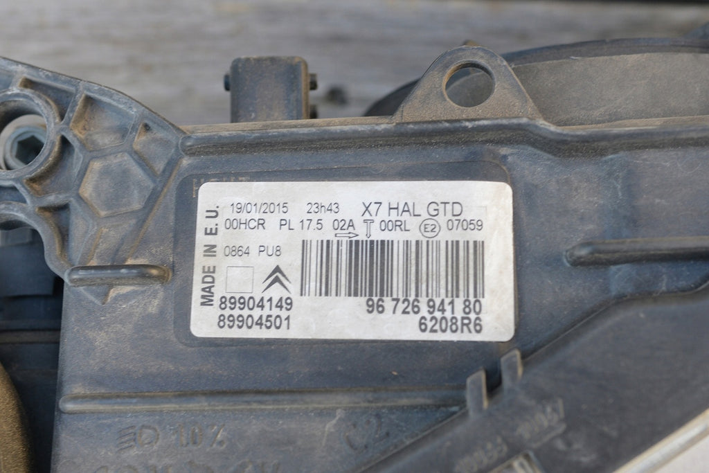 Frontscheinwerfer Citroën C5 89904501 89904149 Links Scheinwerfer Headlight