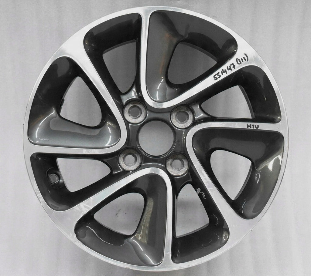 1x Alufelge 14 Zoll 5.5" 4x100 47ET Glanz Graphit 52910-B9500 Hyundai I10 Mg