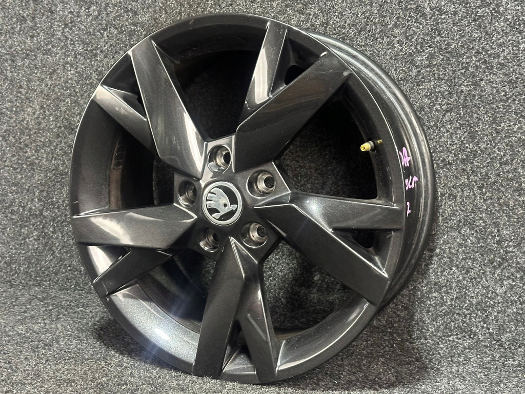 1x Alufelge 17 Zoll 6.5" 5x112 46ET Glanz Silber 5E3601025AC Skoda Octavia Iv FEL1009341898to