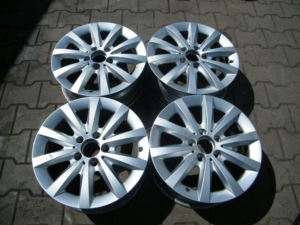 4x Alufelge 16 Zoll 6.5" 5x112 49ET Glanz Silber A2464010502 Mercedes-Benz Vaneo FEL9396580848tf