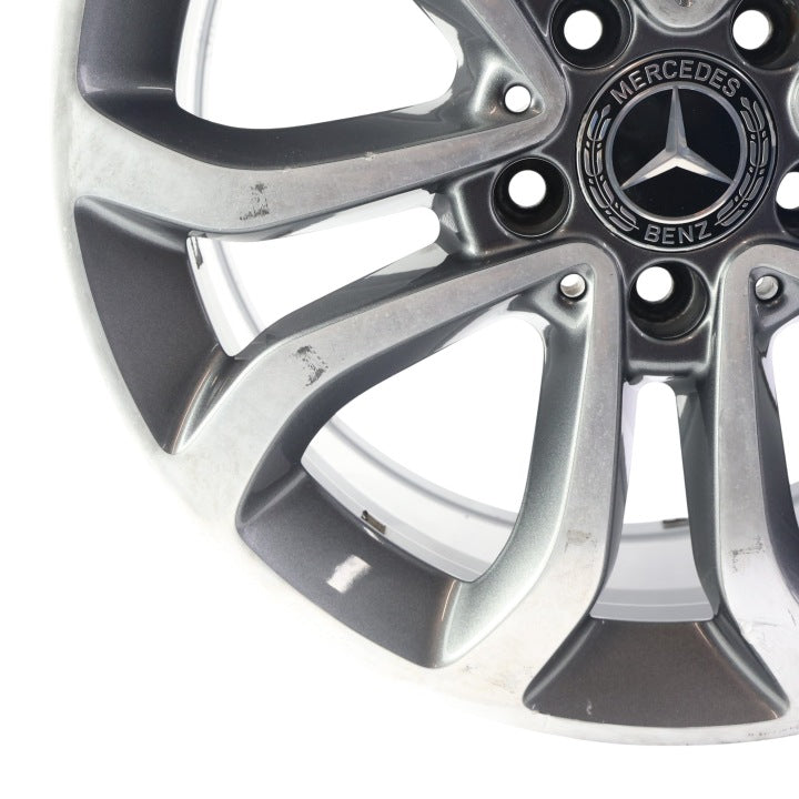 1x Alufelge 17 Zoll 8.0" 5x112 A2054013900 Mercedes-Benz W205 Rim Wheel FEL6017444835ts