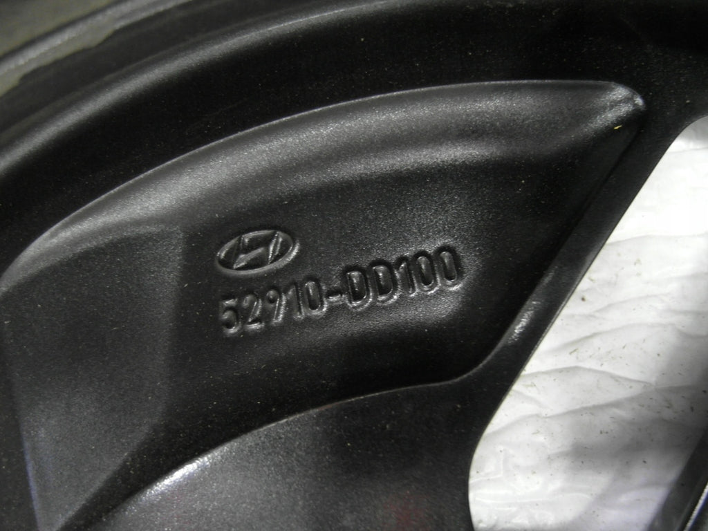 1x Alufelge 17 Zoll 7.0" 5x114.3 50ET Glanz Schwarz 52910-DD100 Hyundai Kona Mg FEL5218389739oe