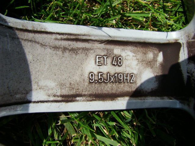 1x Alufelge 19 Zoll 9.5" 5x112 48ET Glanz Silber A2184010902 Mercedes-Benz Cls FEL1291219996vp