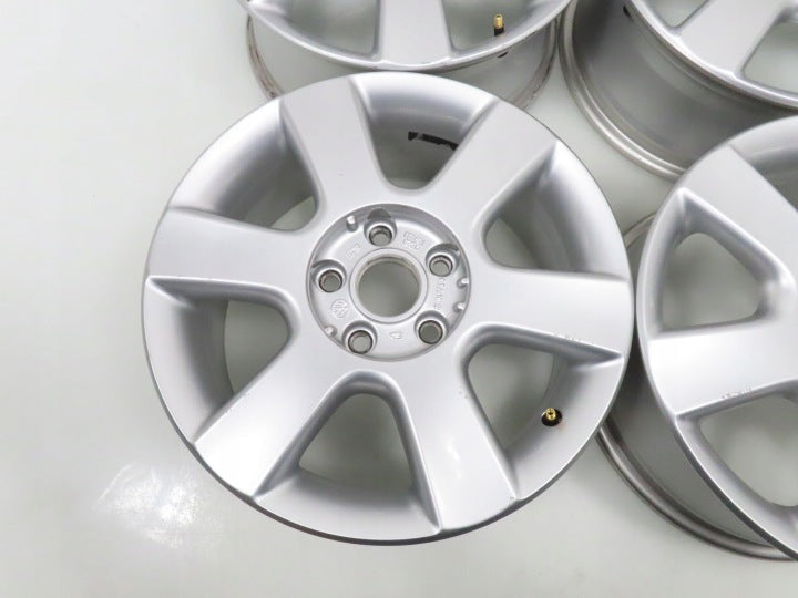 4x Alufelge 16 Zoll 6.5" 5x112 50ET Matt Grau 1T0601025C VW Passat Golf I FEL8008983502lh