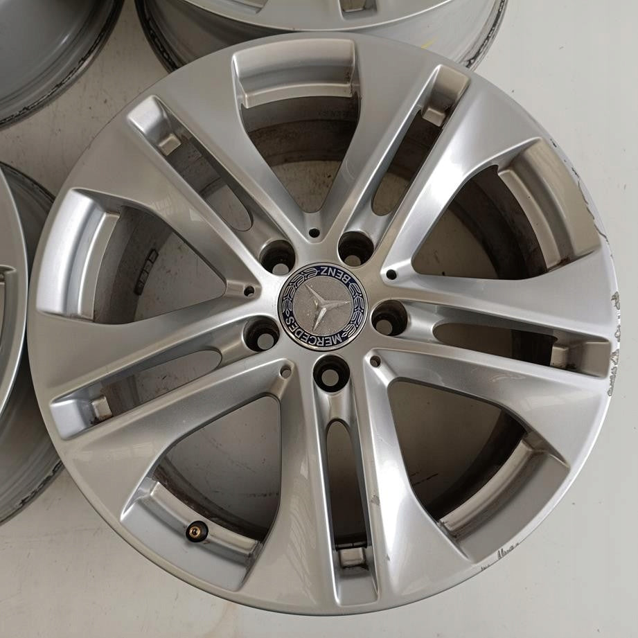 4x Alufelge 17 Zoll 8.0" 5x112 48ET Glanz Grau A2124010902 Mercedes-Benz W212 FEL7877470153tn