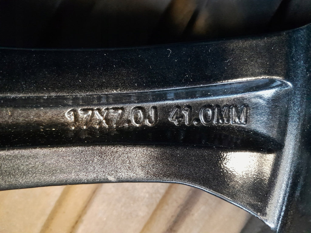 1x Alufelge 17 Zoll 7.0" 5x110 41ET Glanz Silber Jeep Rim Wheel FEL4789592242vw