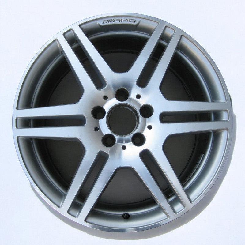 1x Alufelge 18 Zoll 9.0" 5x112 54ET Glanz Silber A2124012402 Mercedes-Benz Amg