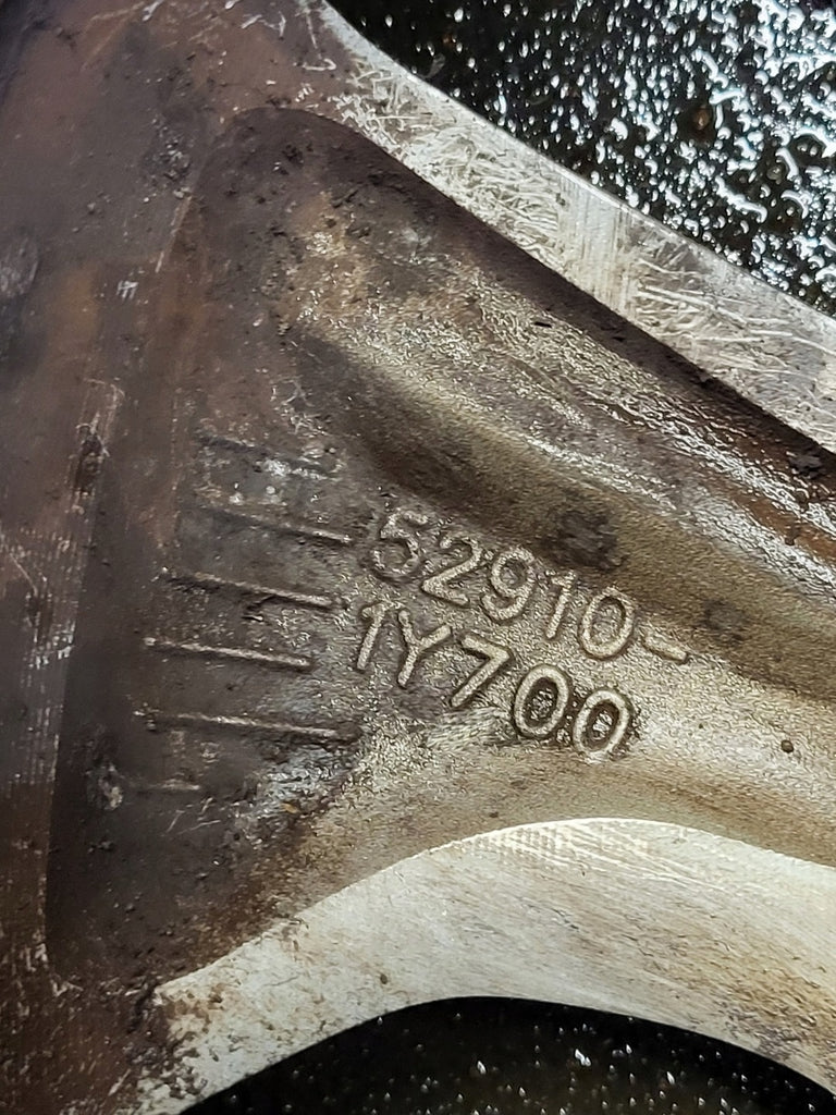 1x Alufelge 14 Zoll 5.0" 4x100 49ET Glanz 52910-1Y700 Kia Rim Wheel