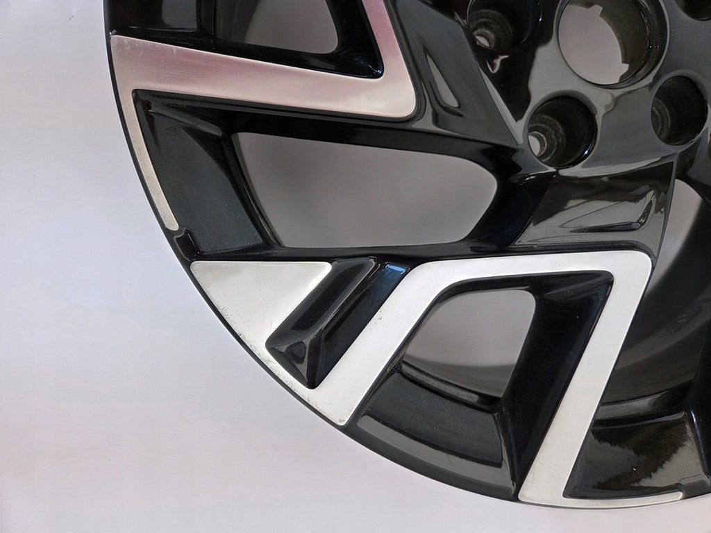 1x Alufelge 17 Zoll 6.5" 4x100 40ET Glanz Schwarz 403006096R Renault Captur FEL5778136391dn