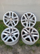 Laden Sie das Bild in den Galerie-Viewer, 4x Alufelge 16 Zoll 6.5" 5x112 33ET Glanz Silber 5N0601025 Skoda I Tiguan FEL7112746987ex