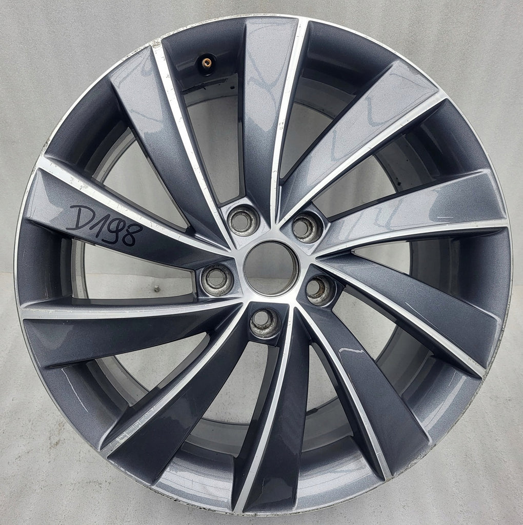 1x Alufelge 18 Zoll 7.5" 5x112 51ET 5E0601025AS Skoda Octavia Iii Rim Wheel