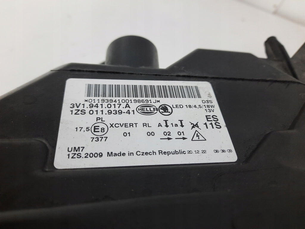 Frontscheinwerfer Skoda Superb III 3V1941017A Links Scheinwerfer Headlight