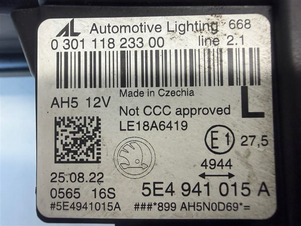 Frontscheinwerfer Skoda Octavia IV 5E4941015A Full LED Links Headlight SCH9190900206xb