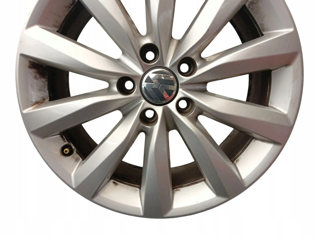 1x Alufelge 17 Zoll 7.0" 5x112 43ET Glanz Silber 5N0601025 VW Tiguan Rim Wheel FEL8571352478vk