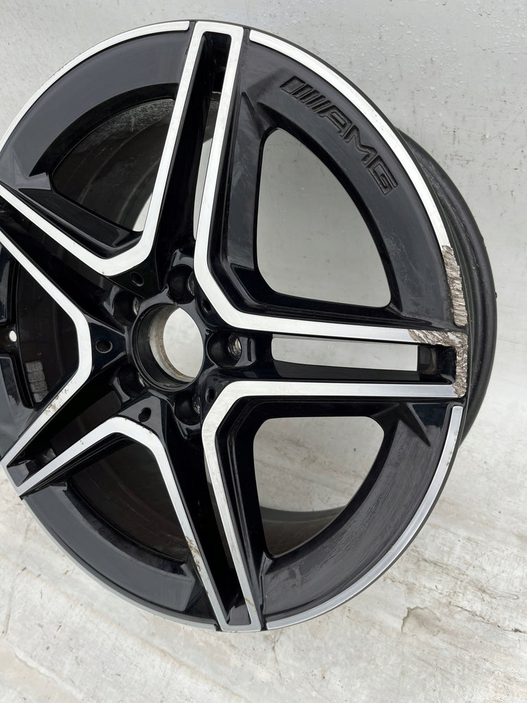 1x Alufelge 18 Zoll 7.5" 5x112 49ET Glanz Schwarz A1774011500 Mercedes-Benz W177