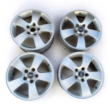 Load image into Gallery viewer, 4x Alufelge 16 Zoll 7.0&quot; 5x112 45ET Glanz Silber Audi C6 A4 Rim Wheel