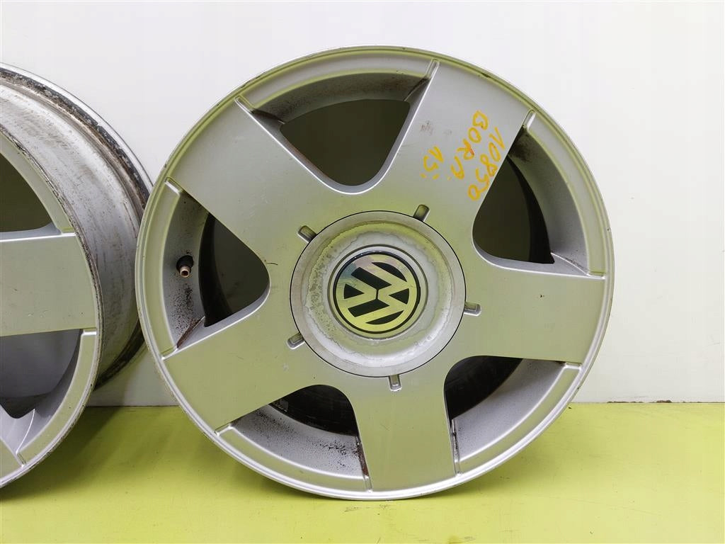 4x Alufelge 15 Zoll 6.0" 4x108 38ET Matt Silber 1J0601025B Audi I Rim Wheel FEL4947017665tk