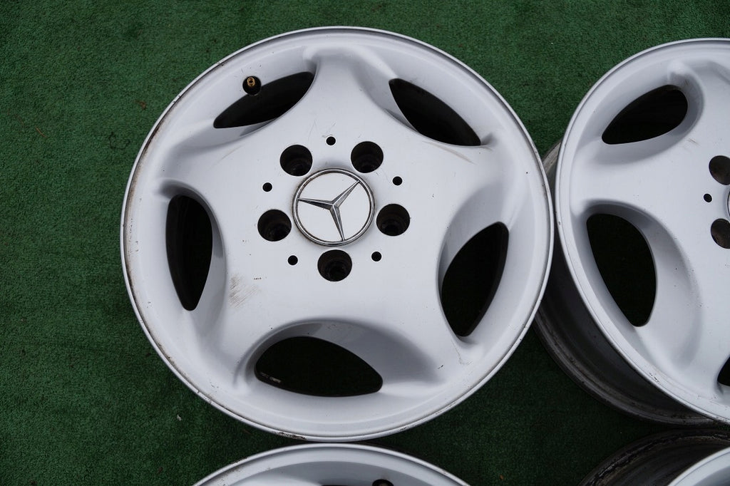 4x Alufelge 15 Zoll 5.5" 5x112 42ET Glanz Silber A4144010102 Mercedes-Benz Vaneo FEL7194775394wr