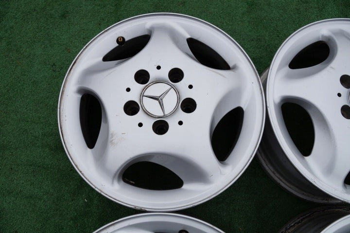 4x Alufelge 15 Zoll 5.5" 5x112 42ET Glanz Silber A4144010102 Mercedes-Benz Vaneo FEL7194775394wr