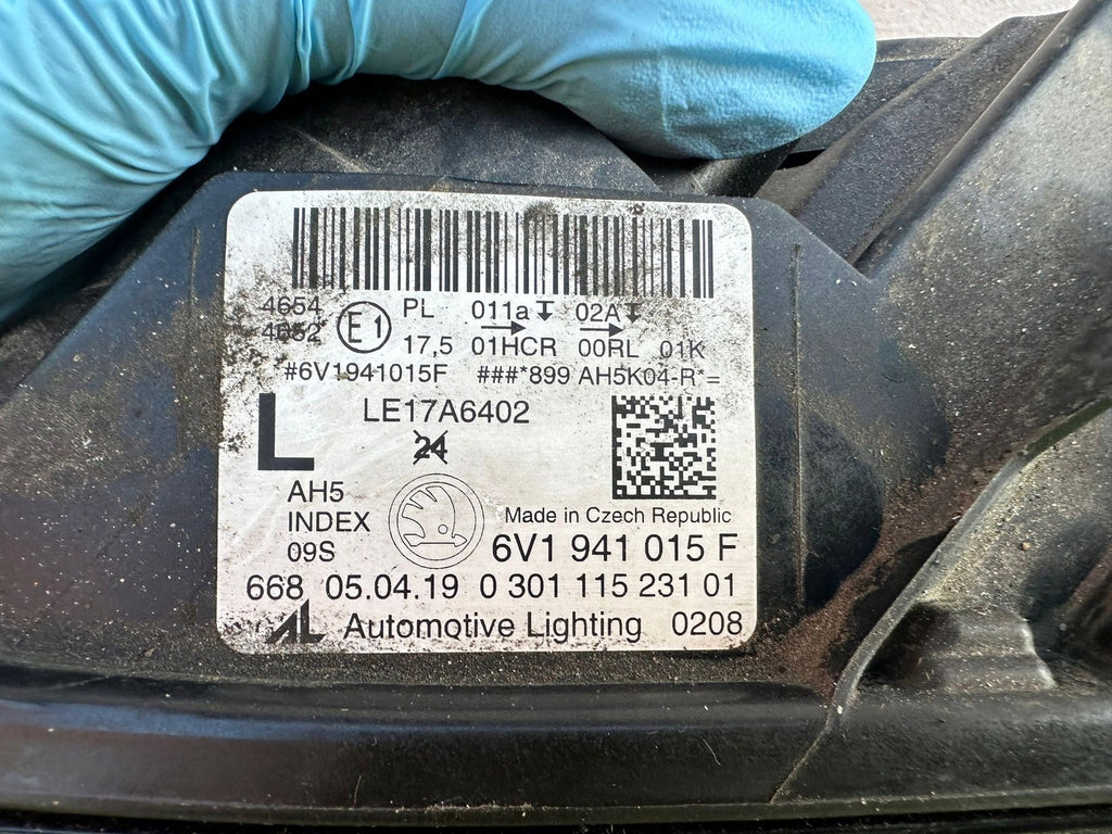 Frontscheinwerfer Skoda Fabia III 6V1941015F Full LED Links Headlight