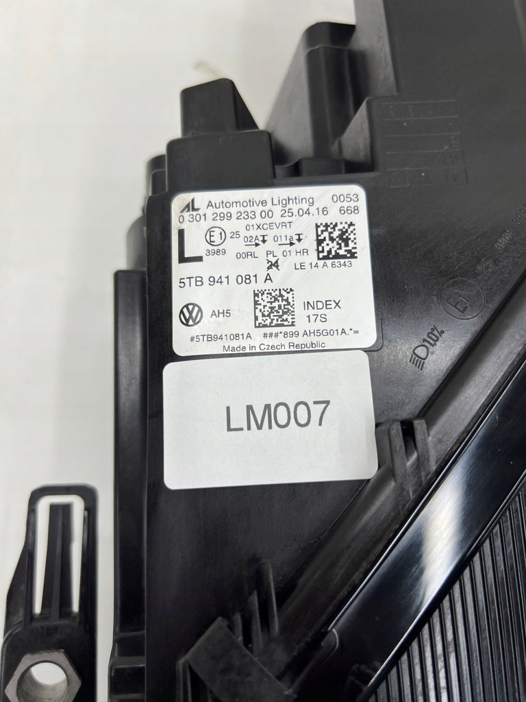 Frontscheinwerfer VW Touran 5TB941081A LED Links Scheinwerfer Headlight SCH5408077873iz