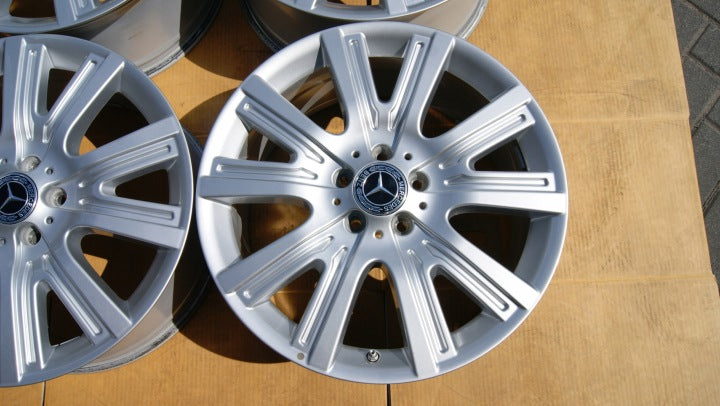 4x Alufelge 19 Zoll 8.5" 5x112 62ET Glanz Silber A1664011702 Mercedes-Benz W166 FEL1080074100ux