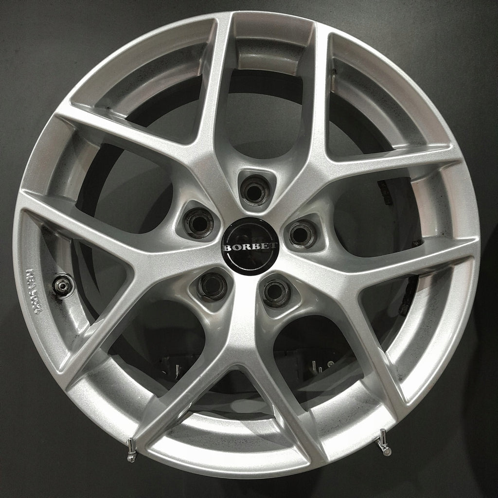 4x Alufelge 16 Zoll 7.0" 5x112 38ET Glanz Silber Audi C6 A4 B6 B7 Rim Wheel FEL6372637230fr