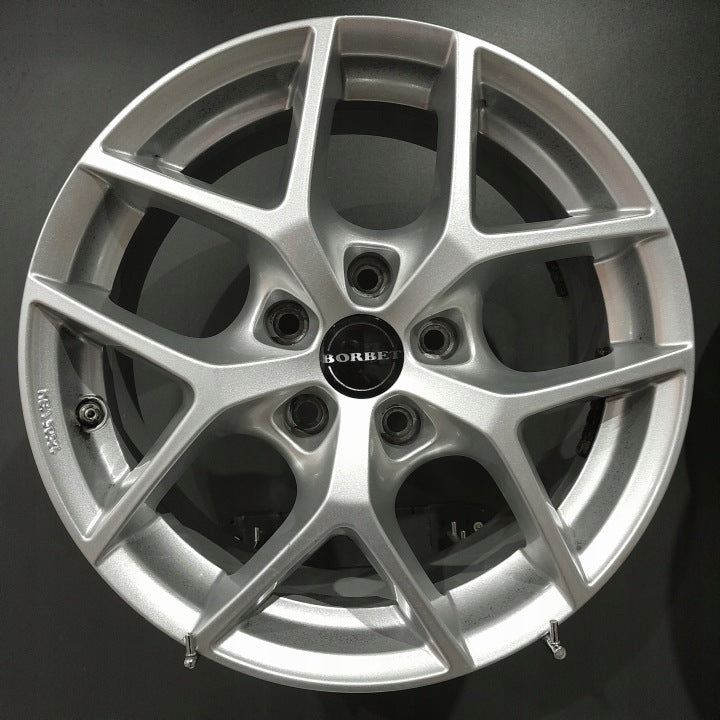 4x Alufelge 16 Zoll 7.0" 5x112 38ET Glanz Silber Audi C6 A4 B6 B7 Rim Wheel FEL6372637230fr