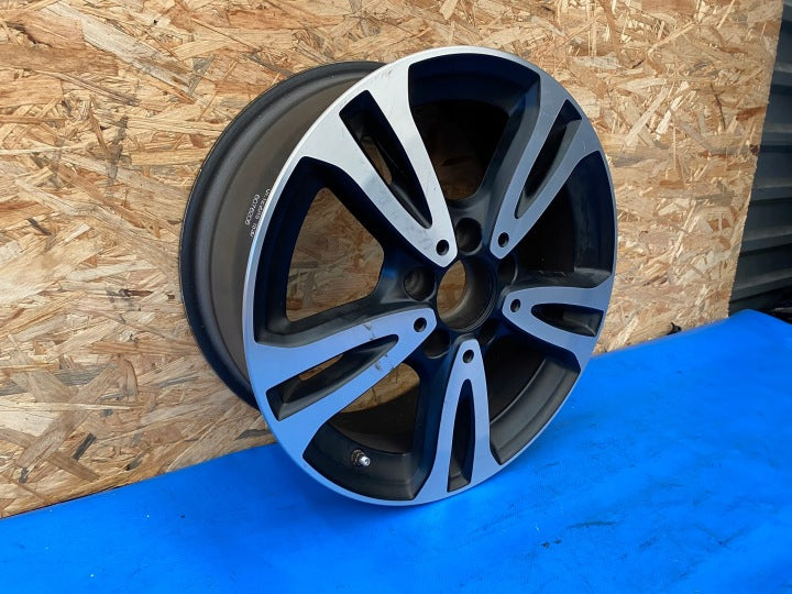 1x Alufelge 16 Zoll 6.5" 5x112 49ET Matt Schwarz A2464010000 Mercedes-Benz FEL3949162653kw