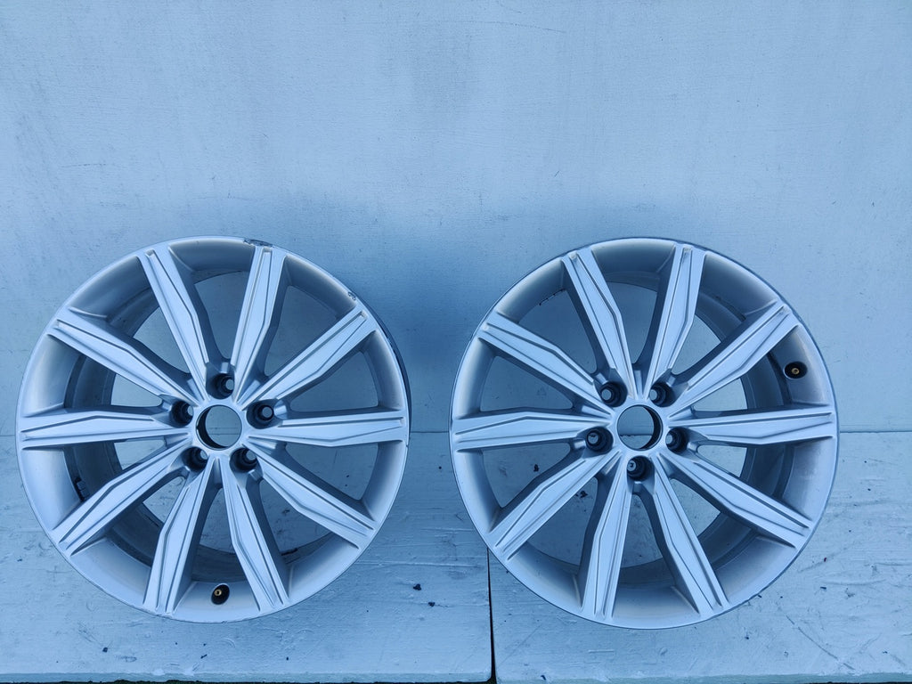 1x Alufelge 19 Zoll 8.5" 5x112 40ET Glanz Silber 4K0601025G Audi A6 C8 Rim Wheel