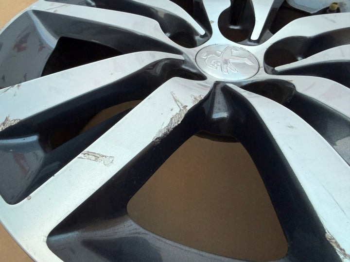 1x Alufelge 16 Zoll 7.0" 5x108 44ET Glanz 9677989577 Peugeot 308 Ii Rim Wheel FEL3429144208jv