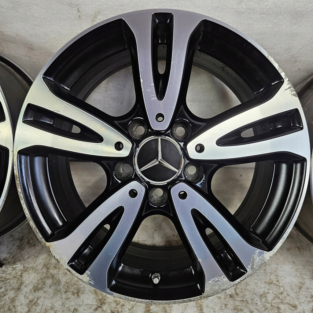 4x Alufelge 16 Zoll 6.5" 5x112 49ET A2464010000 Mercedes-Benz W177 W246 FEL2271772567rc