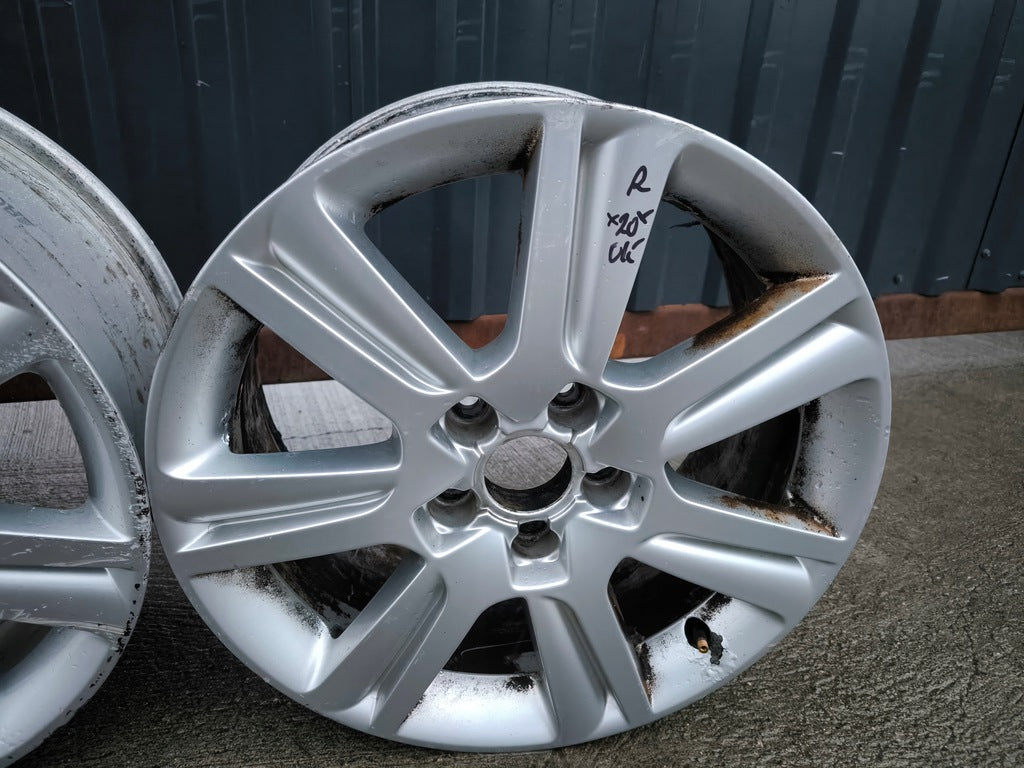 4x Alufelge 17 Zoll 7.5" 5x112 45ET Glanz Silber 8K0601025B Audi A5 A4 Rim Wheel FEL2054110040hb