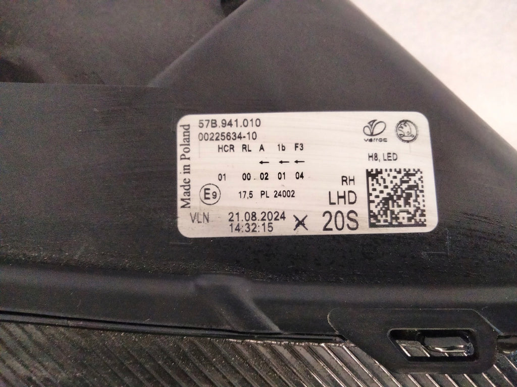 Frontscheinwerfer Skoda Karoq 57B941010 LED Rechts Scheinwerfer Headlight SCH5052991885ct