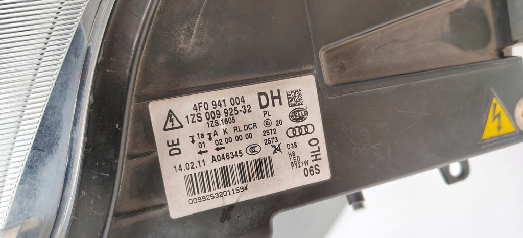 Frontscheinwerfer Audi A6 C6 4F0941004 Rechts Scheinwerfer Headlight SCH2844719983fa