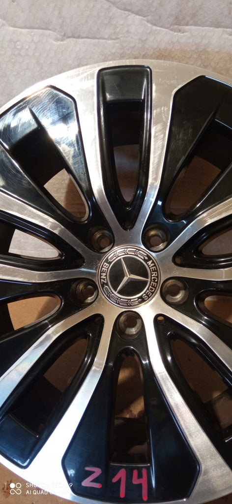 1x Alufelge 18 Zoll 8.0" 5x112 32ET Glanz Schwarz A2544015100 Mercedes-Benz Glc FEL4788117142yc