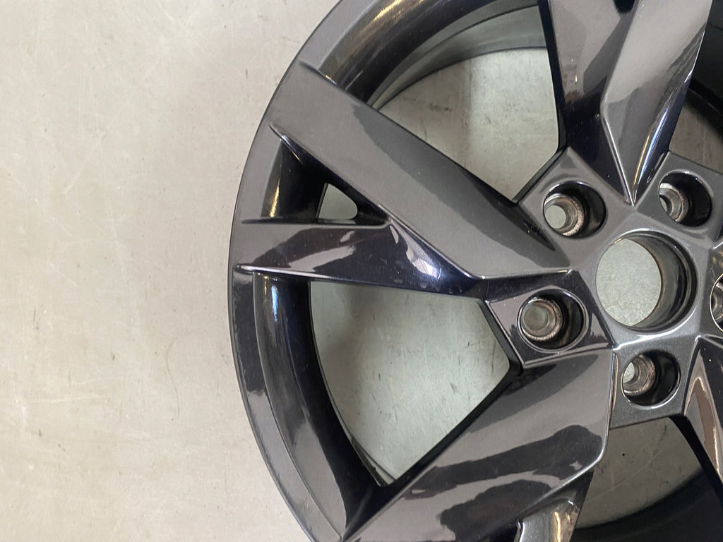 1x Alufelge 17 Zoll 6.5" 5x112 46ET Glanz Silber 5E3601025AC Skoda Octavia Iv