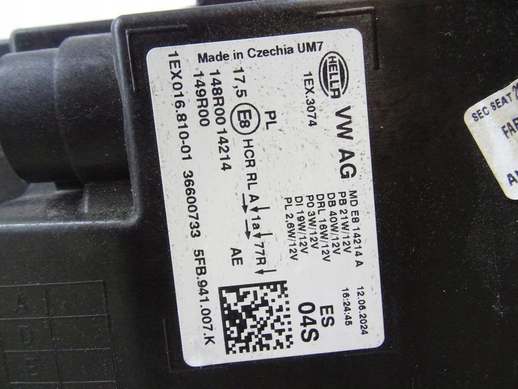 Frontscheinwerfer Seat Leon 5FB941007K LED Links Scheinwerfer Headlight