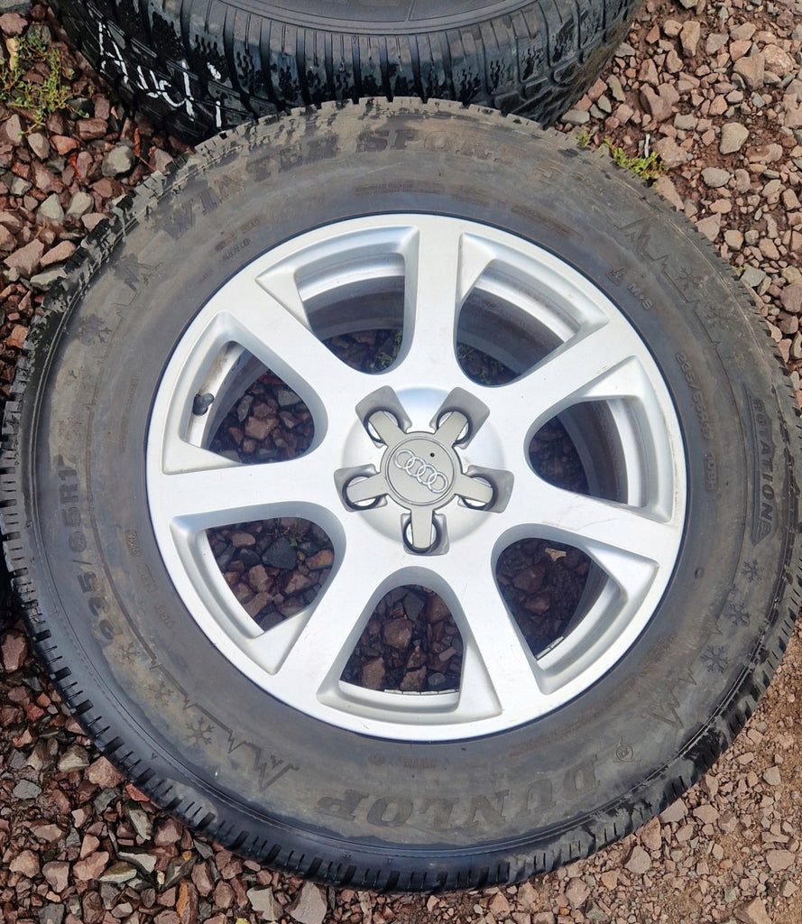 4x Alufelge 17 Zoll 7.0" 5x112 37ET Glanz Silber Audi Rim Wheel FEL3365716007km