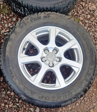 Laden Sie das Bild in den Galerie-Viewer, 4x Alufelge 17 Zoll 7.0" 5x112 37ET Glanz Silber Audi Rim Wheel FEL3365716007km