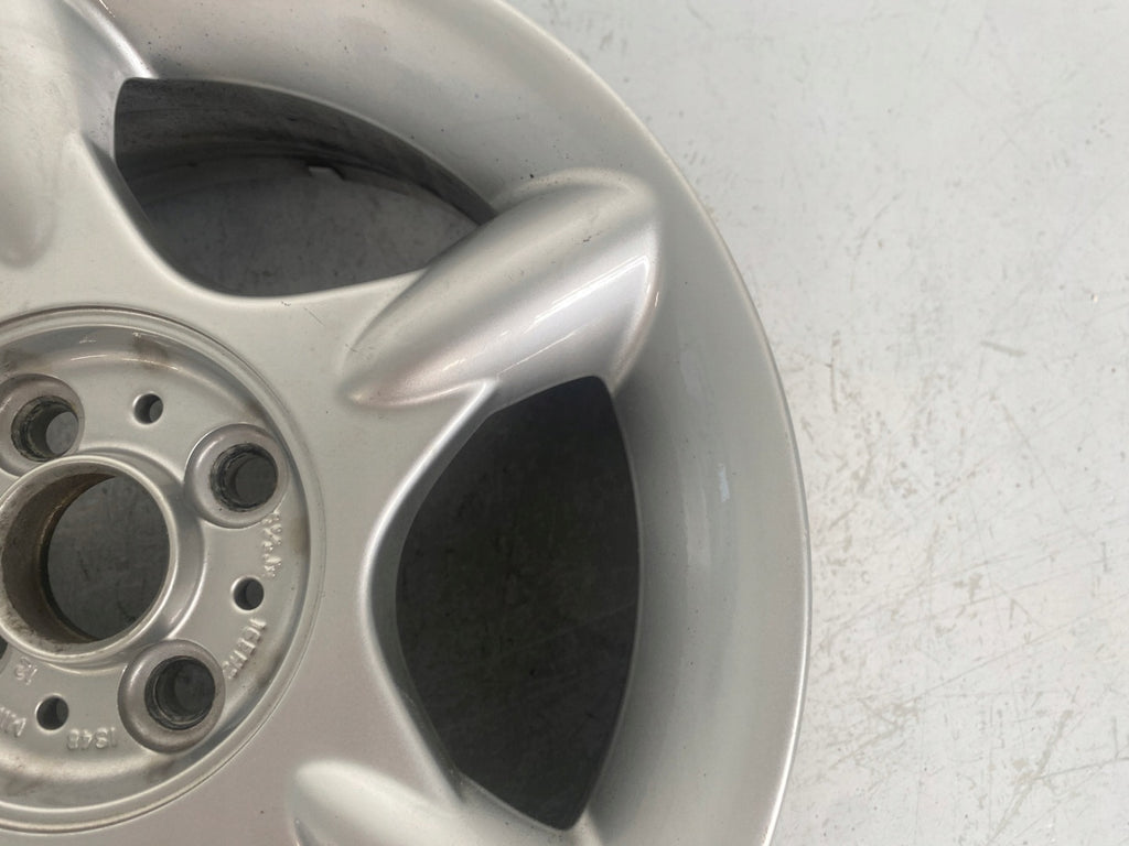 1x Alufelge 16 Zoll 6.5" 4x100 48ET Glanz Silber Mini R50 Rim Wheel FEL6147550084rn