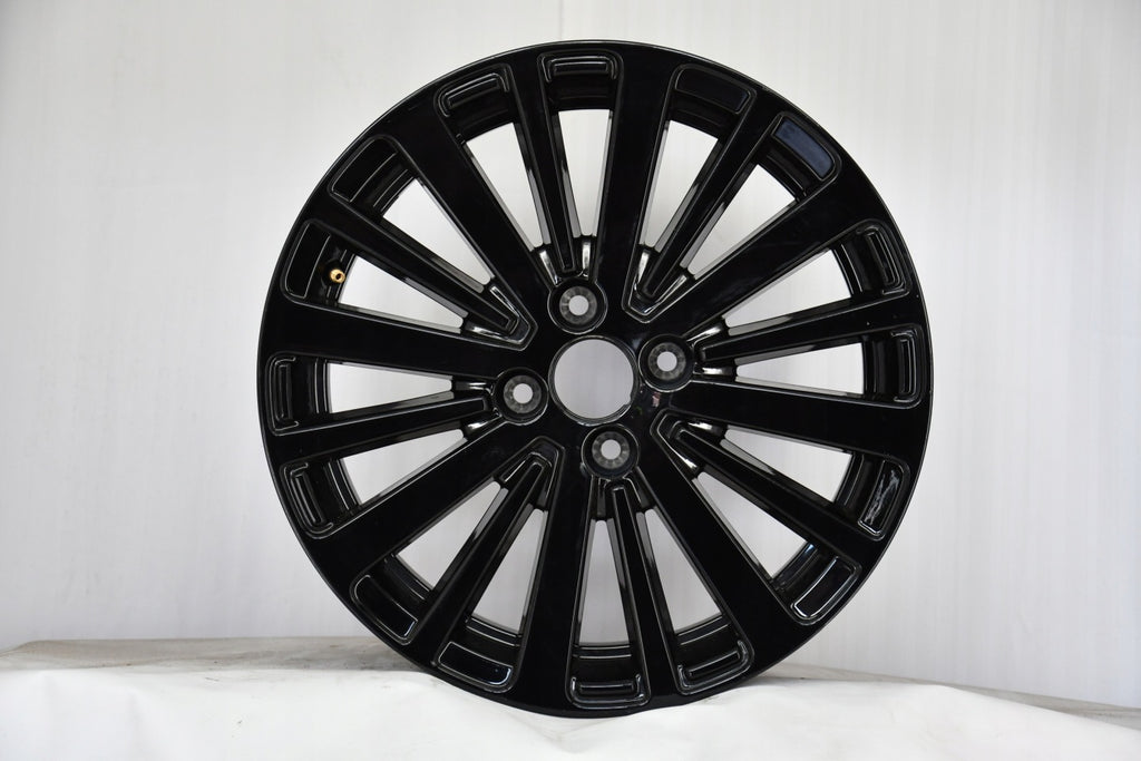 1x Alufelge 16 Zoll 7.0" 4x100 37ET Glanz Schwarz 403007684R Renault Rim Wheel FEL6441224626ig