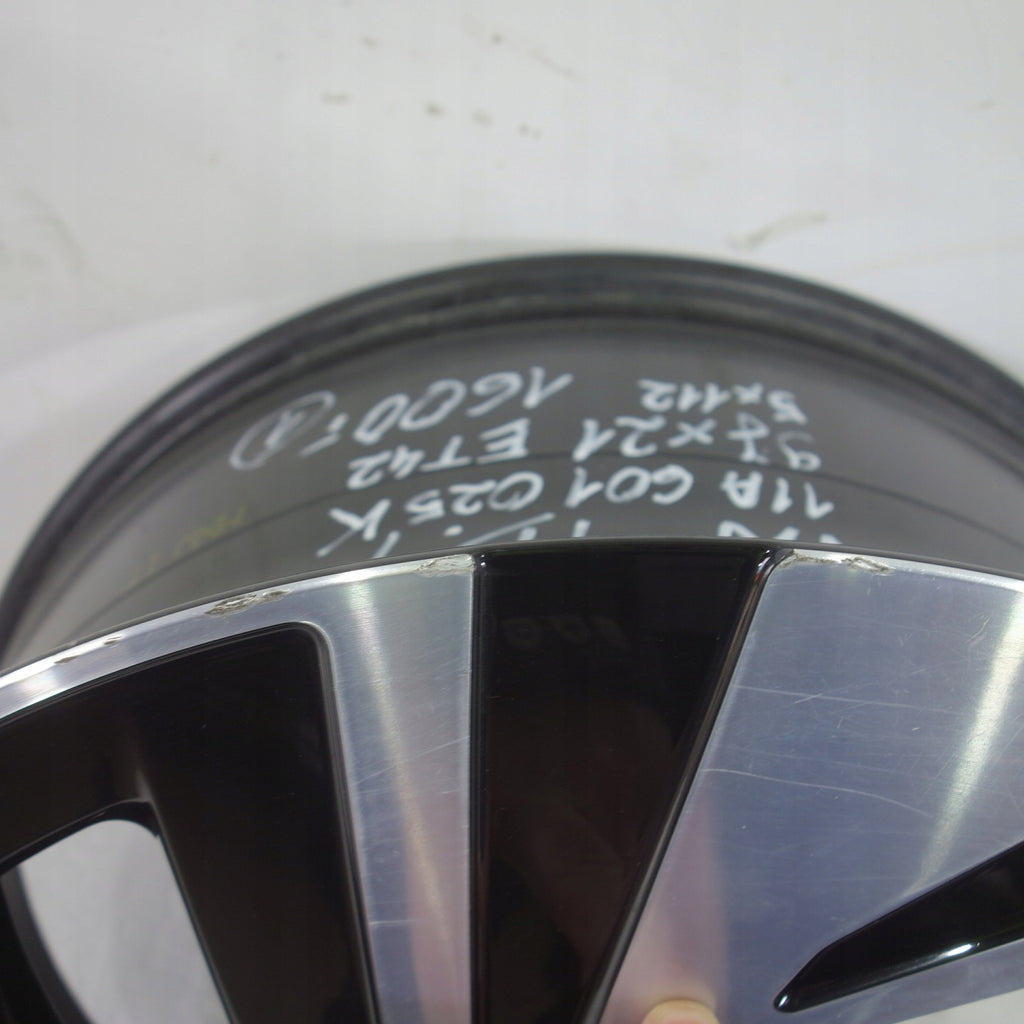 1x Alufelge 21 Zoll 9.0" 5x112 42ET Glanz Schwarz 11A601025K VW Id.4 Rim Wheel FEL7899610794ax